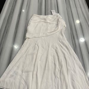 HERVE LEGER Midi Skirt, Size L, NWT